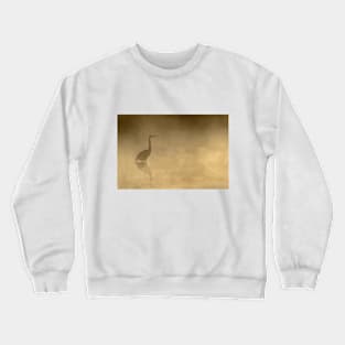 Yellow Mist - Great Blue Heron, Algonquin Park Crewneck Sweatshirt